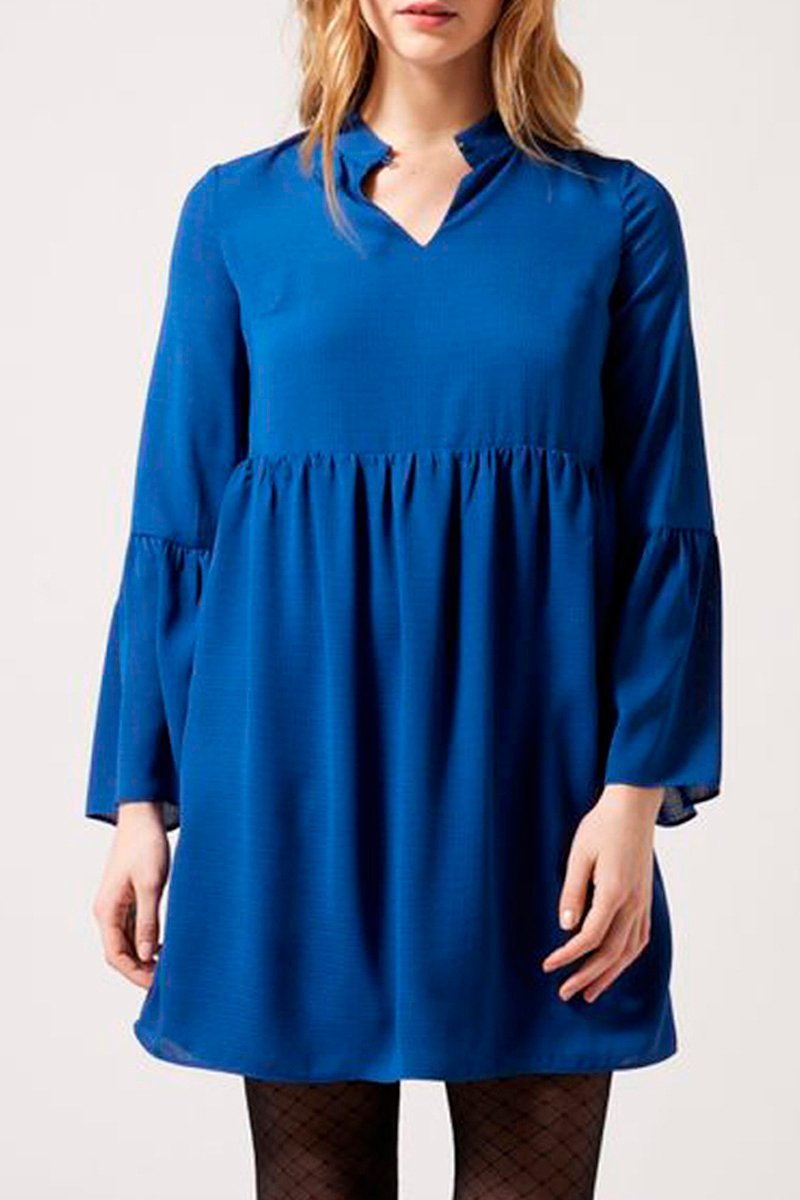 Robe trapèze Bleu intense NAF-NAF